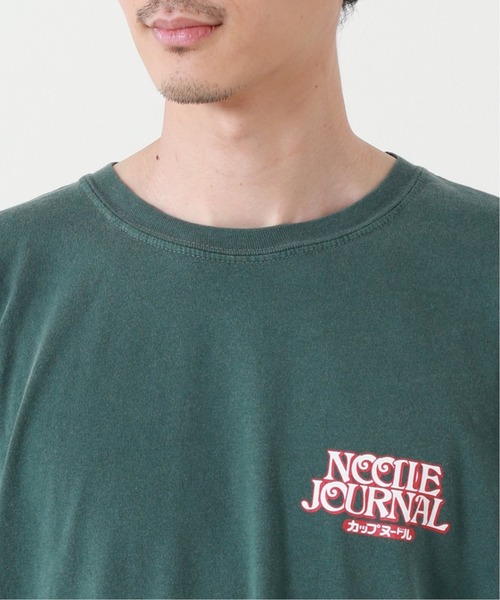 JOURNAL STANDARD SELECT（ジャーナルスタンダードセレクト）の「【NOODLE JOURNAL / ヌードル ジャーナル】World L/S Tee（Tシャツ/カットソー・メンズ・ボルドー/グリーン/ブラックミックス/ホワイト・LARGE/X-LARGE/MEDIUM）」の5枚目の写真