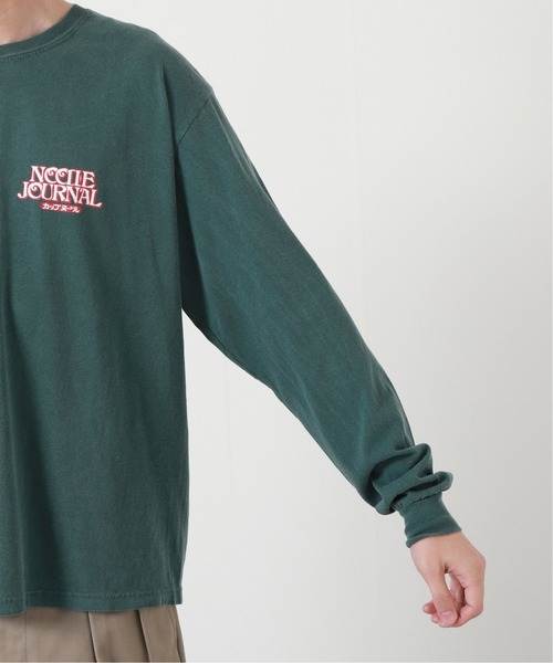 JOURNAL STANDARD SELECT（ジャーナルスタンダードセレクト）の「【NOODLE JOURNAL / ヌードル ジャーナル】World L/S Tee（Tシャツ/カットソー・メンズ・ボルドー/グリーン/ブラックミックス/ホワイト・LARGE/X-LARGE/MEDIUM）」の12枚目の写真