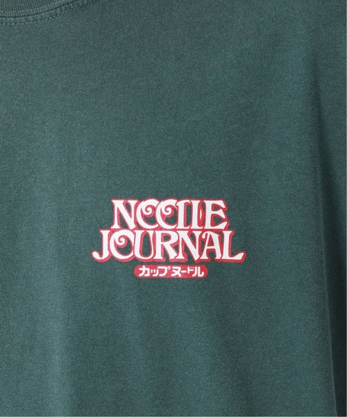 JOURNAL STANDARD SELECT（ジャーナルスタンダードセレクト）の「【NOODLE JOURNAL / ヌードル ジャーナル】World L/S Tee（Tシャツ/カットソー・メンズ・ボルドー/グリーン/ブラックミックス/ホワイト・LARGE/X-LARGE/MEDIUM）」の10枚目の写真