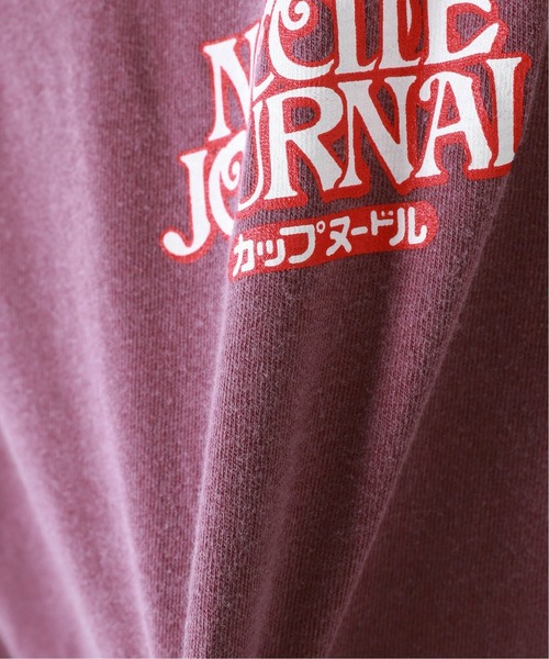 JOURNAL STANDARD SELECT（ジャーナルスタンダードセレクト）の「【NOODLE JOURNAL / ヌードル ジャーナル】World L/S Tee（Tシャツ/カットソー・メンズ・ボルドー/グリーン/ブラックミックス/ホワイト・LARGE/X-LARGE/MEDIUM）」の11枚目の写真
