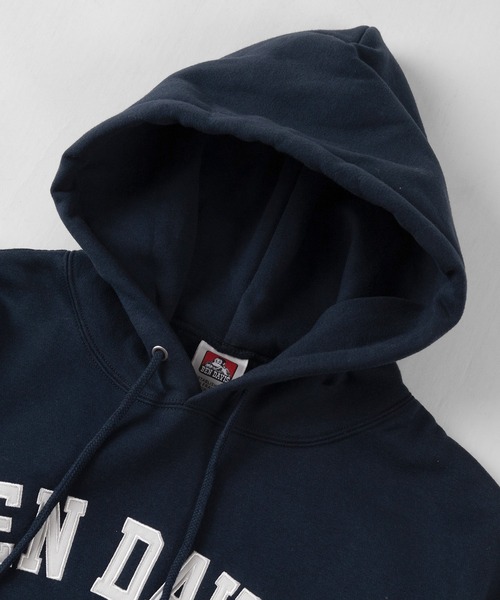 BEN DAVIS(ベンデイビス)の「【BEN DAVIS/ベンデイビス】ヘビーウエイト カレッジロゴ ブランドロゴ バックプリント プルパーカー/フーディー(パーカー・メンズ・ネイビー/オリーブ/オートミール・M/L/XL)」の10枚目の写真