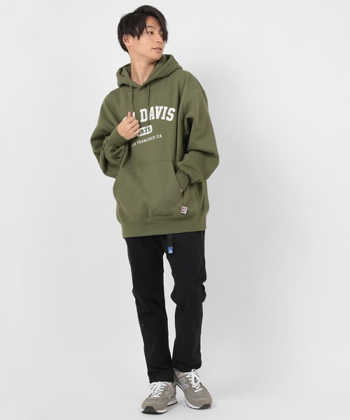 BEN DAVIS(ベンデイビス)の「【BEN DAVIS/ベンデイビス】ヘビーウエイト カレッジロゴ ブランドロゴ バックプリント プルパーカー/フーディー(パーカー・メンズ・ネイビー/オリーブ/オートミール・M/L/XL)」の20枚目の写真