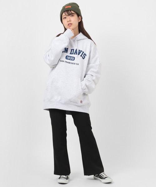 BEN DAVIS(ベンデイビス)の「【BEN DAVIS/ベンデイビス】ヘビーウエイト カレッジロゴ ブランドロゴ バックプリント プルパーカー/フーディー(パーカー・メンズ・ネイビー/オリーブ/オートミール・M/L/XL)」の19枚目の写真