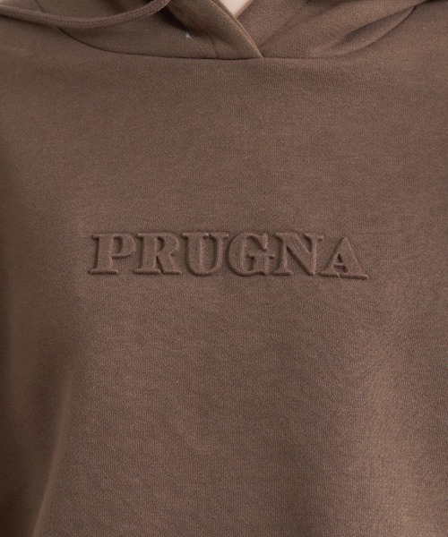 natural couture（ナチュラルクチュール）の「あおいさんコラボエンボスロゴフレア袖パーカー（パーカー・レディース・ブラウン/ピンクベージュ/スミクロ/ライトベージュ・FREE）」の21枚目の写真