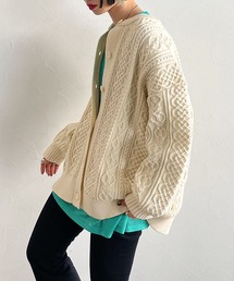 PAGEBOY | マシュマロケーブルクルーカーディガン(ニット/セーター)
