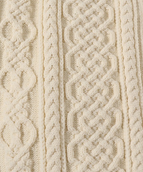 PAGEBOY（ページボーイ）の「マシュマロケーブルクルーカーディガン（ニット/セーター・レディース・ブラック/ライム/ブルー/グリーン/クリーム・FREE）」の17枚目の写真
