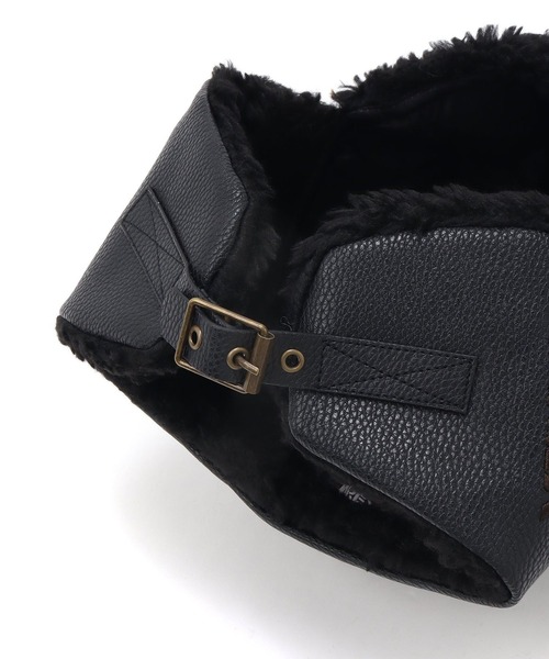 AVIREX（アヴィレックス）の「【AVIREX/アヴィレックス】フェイクレザーフライトキャップ（キャップ・メンズ・ブラック/ブラウン・FREE）」の15枚目の写真