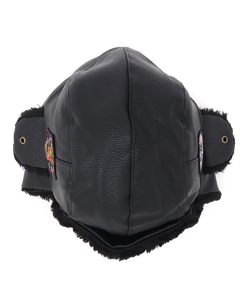 AVIREX（アヴィレックス）の「【AVIREX/アヴィレックス】フェイクレザーフライトキャップ（キャップ・メンズ・ブラック/ブラウン・FREE）」の10枚目の写真