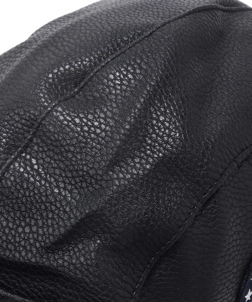 AVIREX（アヴィレックス）の「【AVIREX/アヴィレックス】フェイクレザーフライトキャップ（キャップ・メンズ・ブラック/ブラウン・FREE）」の12枚目の写真