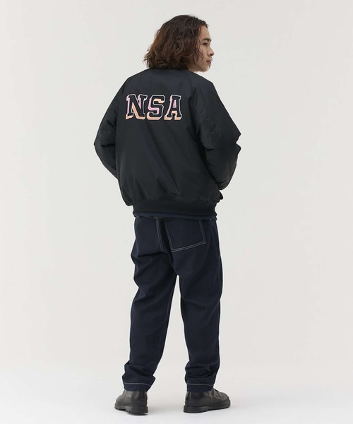 Not So Ape（ノットソーエイプ）の「バックロゴ ボンバージャケット