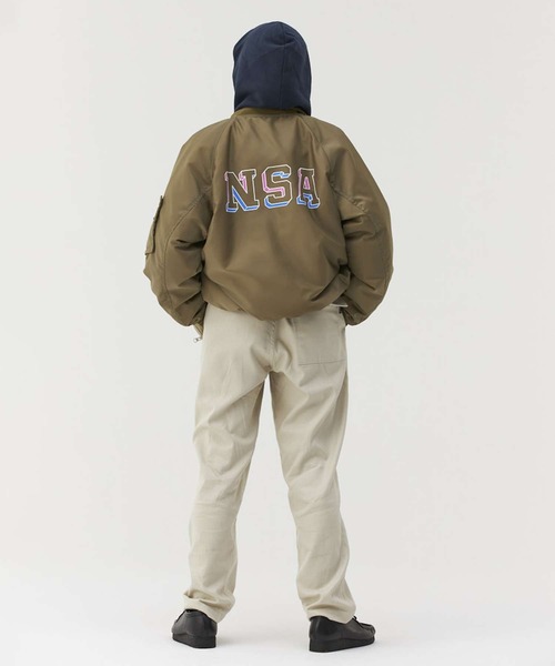 Not So Ape（ノットソーエイプ）の「バックロゴ ボンバージャケット
