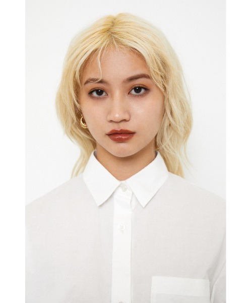 LAGUA GEM（ラグアジェム）の「SIMPLE STRIPE SH（シャツ/ブラウス・レディース・ライトブルー/ライトグリーン/ホワイト・FREE）」の8枚目の写真