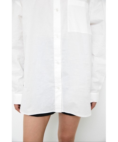 LAGUA GEM（ラグアジェム）の「SIMPLE STRIPE SH（シャツ/ブラウス・レディース・ライトブルー/ライトグリーン/ホワイト・FREE）」の17枚目の写真