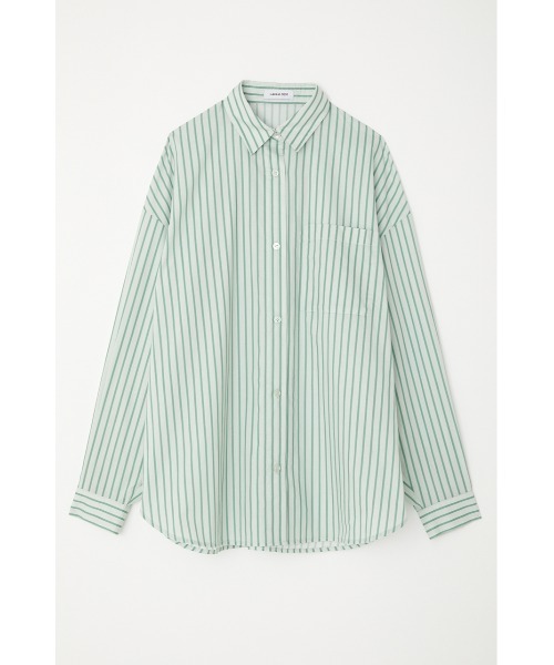 LAGUA GEM（ラグアジェム）の「SIMPLE STRIPE SH（シャツ/ブラウス・レディース・ライトブルー/ライトグリーン/ホワイト・FREE）」の14枚目の写真