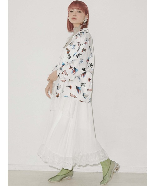 merry jenny（メリージェニー）の「熱帯魚 シャツ（シャツ/ブラウス・レディース・オフホワイト/ブラック・FREE）」の10枚目の写真