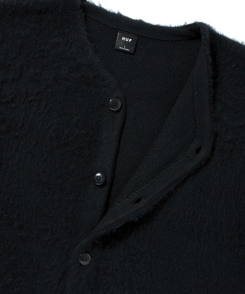 HUF ブラック カーディガン 楽天市場】HUF ハフ カーディガン レディース メンズ 春 夏 黒