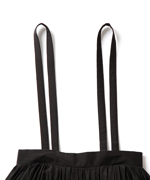 Ray BEAMS(レイビームス)の「Ray BEAMS / サス付き ギャザーマキシスカート(スカート・レディース・ブラック/グレー・1/0)」の6枚目の写真