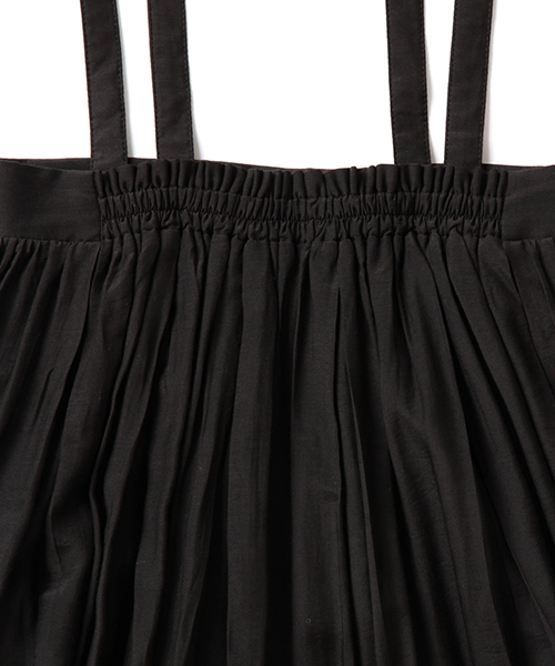 Ray BEAMS(レイビームス)の「Ray BEAMS / サス付き ギャザーマキシスカート(スカート・レディース・ブラック/グレー・1/0)」の8枚目の写真