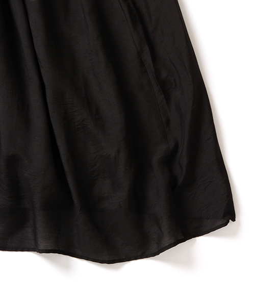 Ray BEAMS(レイビームス)の「Ray BEAMS / サス付き ギャザーマキシスカート(スカート・レディース・ブラック/グレー・1/0)」の9枚目の写真