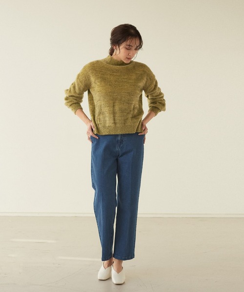 abahouse mavie（アバハウスマヴィ）の「【感嘆】セミワイドデニム（デニムパンツ・レディース・ネイビー/ブルー/ホワイト・40/38/36）」の19枚目の写真