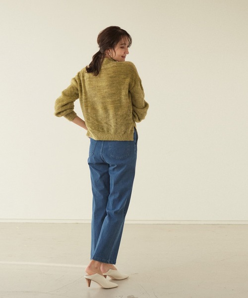 abahouse mavie（アバハウスマヴィ）の「【感嘆】セミワイドデニム（デニムパンツ・レディース・ネイビー/ブルー/ホワイト・40/38/36）」の18枚目の写真