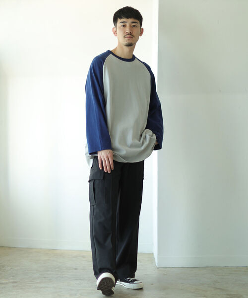 Dickies（ディッキーズ）の「Dickies(R) × BEAMS / 別注 Loose Polyester Cargo Pants（カーゴパンツ・メンズ・ブラック/ベージュ・S/M/L/XL）」の12枚目の写真