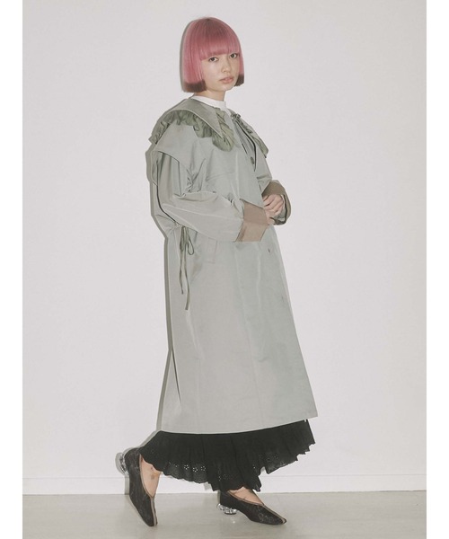 merry jenny（メリージェニー）の「ベストレイヤードトレンチコート