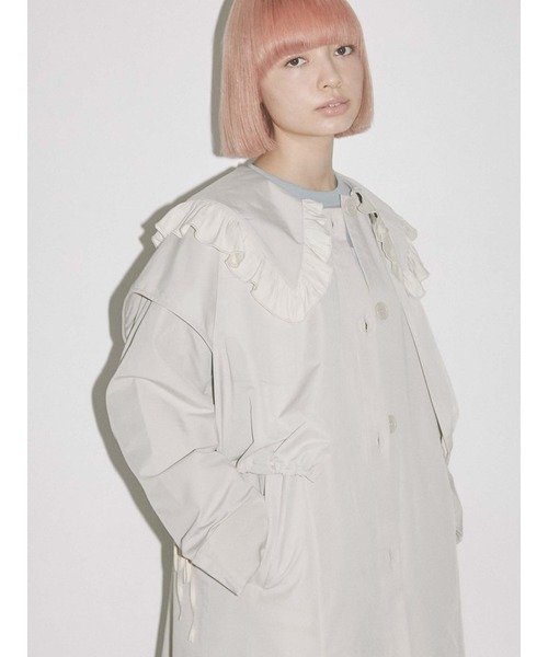 merry jenny（メリージェニー）の「ベストレイヤードトレンチコート（トレンチコート・レディース・ベージュ/オフホワイト/カーキ・FREE）」の10枚目の写真