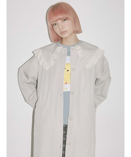 merry jenny（メリージェニー）の「ベストレイヤードトレンチコート（トレンチコート・レディース・ベージュ/オフホワイト/カーキ・FREE）」の18枚目の写真