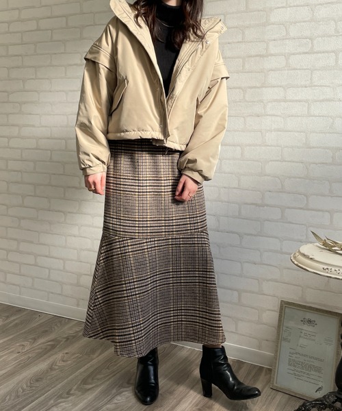 Chiaro(キアロ)の「チェックマーメイドスカート(スカート・レディース・イエロー/オレンジ/グリーン・FREE)」の20枚目の写真