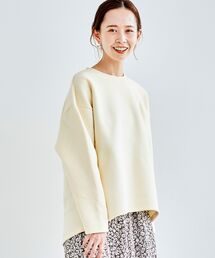 le.coeur blanc | サイドジップクルーネックスウェット(スウェット)
