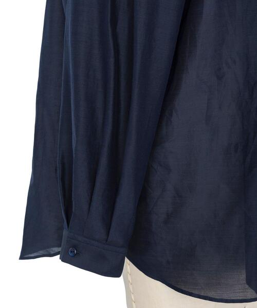 Drawer コットンシルクボウタイブラウス　36サイズ Drawer コットンシルク ボウタイブラウス 36サイズ