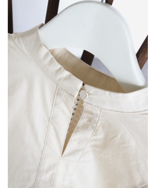 CLEIO(クレイオ)の「【CLEIO】ベルスリーブレースシャツ(シャツ/ブラウス・レディース・テラコッタ/キナリ/ベージュ/ブラウン/ブラック・FREE)」の9枚目の写真