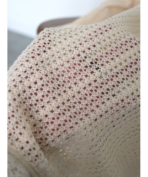 CLEIO(クレイオ)の「【CLEIO】ベルスリーブレースシャツ(シャツ/ブラウス・レディース・テラコッタ/キナリ/ベージュ/ブラウン/ブラック・FREE)」の11枚目の写真