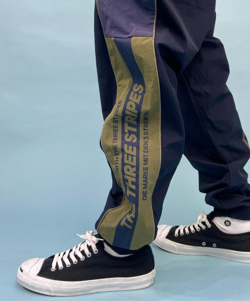 adidas(アディダス)の「adidas/アディダス THREE STRIPES ナイロンジョガーパンツ/セットアップ対応 V8565(その他パンツ・メンズ・ネイビー/ブラック・M/O/L)」の8枚目の写真