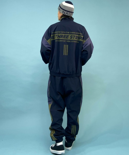 adidas(アディダス)の「adidas/アディダス THREE STRIPES ナイロンジョガーパンツ/セットアップ対応 V8565(その他パンツ・メンズ・ネイビー/ブラック・M/O/L)」の11枚目の写真