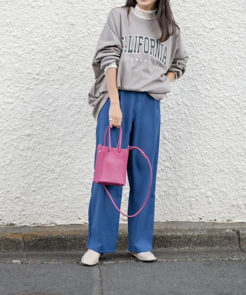 mybae(マイベイ)の「カレッジロゴロンT(Tシャツ/カットソー・レディース・ブラック/グレー/モカ・FREE)」の20枚目の写真