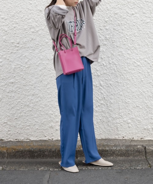 mybae(マイベイ)の「カレッジロゴロンT(Tシャツ/カットソー・レディース・ブラック/グレー/モカ・FREE)」の12枚目の写真