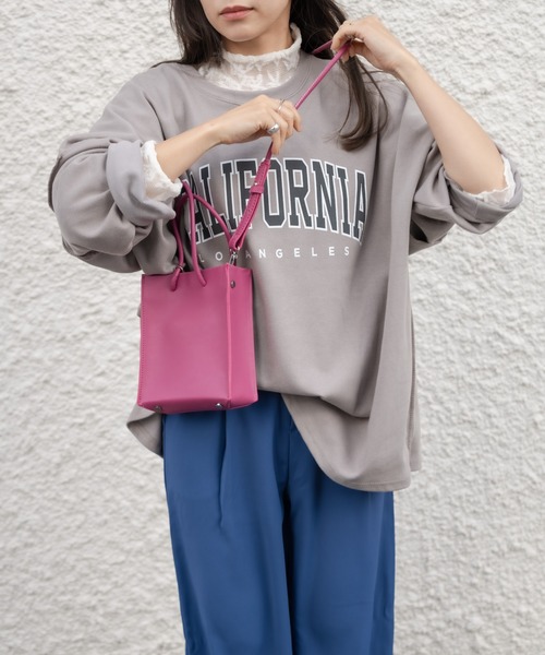 mybae(マイベイ)の「カレッジロゴロンT(Tシャツ/カットソー・レディース・ブラック/グレー/モカ・FREE)」の10枚目の写真