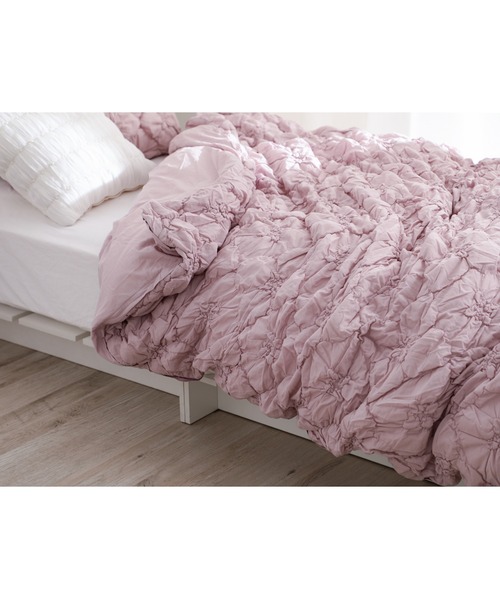 フランフラン　ボタニカルフラワー掛け布団カバーまくらカバー　シングル　ピンク新品 フランフラン ボタニカルフラワー掛け布団カバーまくらカバー シングル