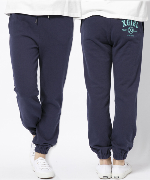 X-girl（エックスガール）の「【SPRiNG3月号掲載】VARIOUS SWEAT PANTS（その他パンツ・レディース・ブラック/アッシュ/ネイビー・2/1）」の3枚目の写真