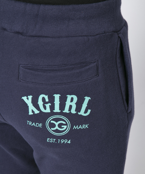 X-girl（エックスガール）の「【SPRiNG3月号掲載】VARIOUS SWEAT PANTS（その他パンツ・レディース・ブラック/アッシュ/ネイビー・2/1）」の8枚目の写真