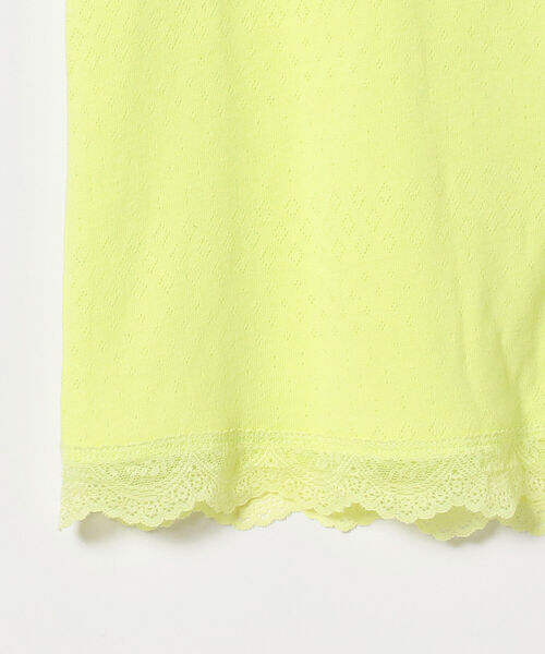 BEAMS BOY(ビームスボーイ)の「BEAMS BOY / パターン メッシュ ショートスリーブ(タンクトップ・レディース・ブラック/オフホワイト/ミント・ONE SIZE)」の16枚目の写真