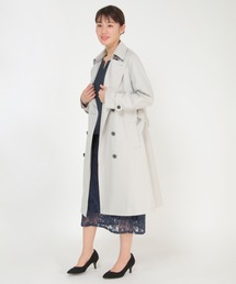 ikka | ロングトレンチコート(トレンチコート)