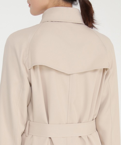 ikka（イッカ）の「ロングトレンチコート（トレンチコート・レディース・ベージュ/ライトグレー・M/L）」の8枚目の写真