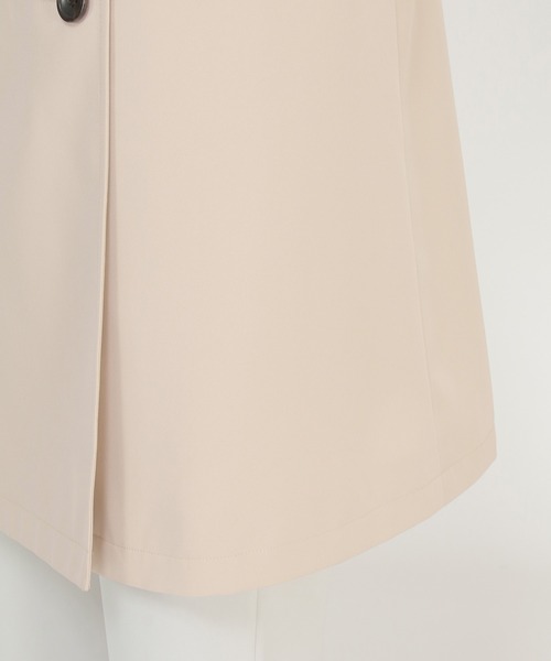 ikka（イッカ）の「ロングトレンチコート（トレンチコート・レディース・ベージュ/ライトグレー・M/L）」の12枚目の写真