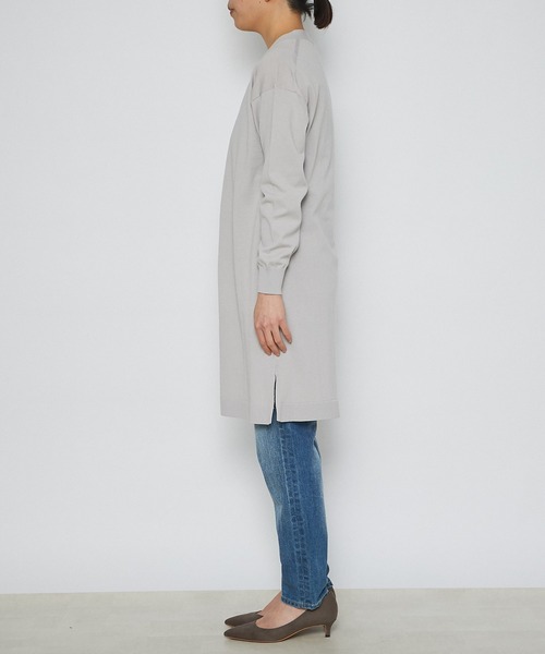 RIVE DROITE（リヴドロワ）の「COOLCOTTONトッパーカーディガン（カーディガン/ボレロ・レディース・チャコールグレー/グレー系その他・FREE）」の12枚目の写真