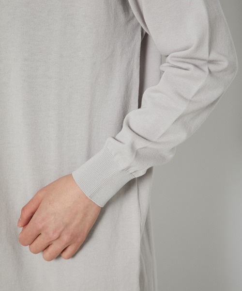 RIVE DROITE（リヴドロワ）の「COOLCOTTONトッパーカーディガン（カーディガン/ボレロ・レディース・チャコールグレー/グレー系その他・FREE）」の7枚目の写真