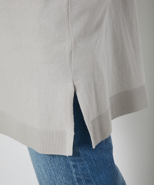 RIVE DROITE（リヴドロワ）の「COOLCOTTONトッパーカーディガン（カーディガン/ボレロ・レディース・チャコールグレー/グレー系その他・FREE）」の9枚目の写真