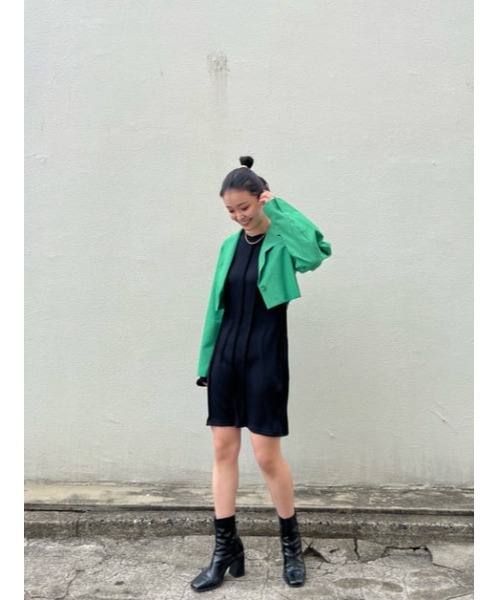 SLY（スライ）の「SPRING TWEED CROP JK スプリング ツイード
